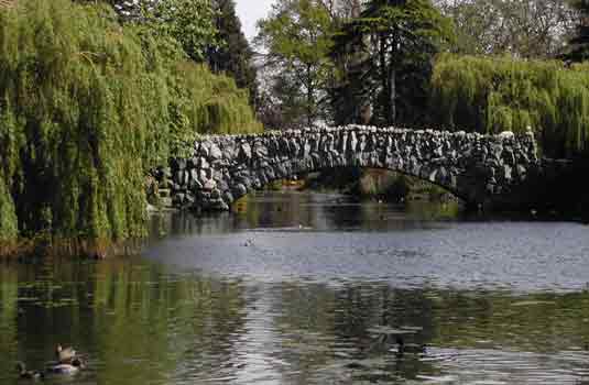 Goodacre Lake Stone Bridge