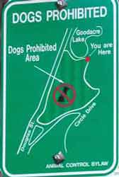 Beacon Hill Dog Prohibited Map