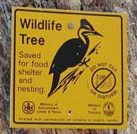 Wildlife Tree sign