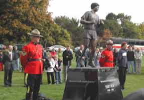 Terry Fox Statue unveiling ceremony