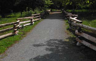 New SE Woods entrance path